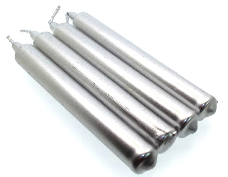 1 x Silver Spell Candle 4 Inch