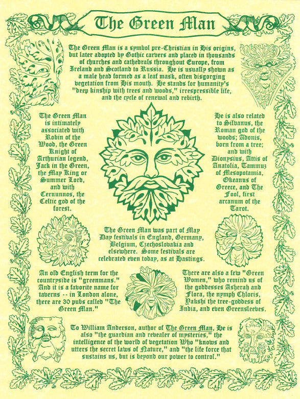 The Green Man Pagan Poster