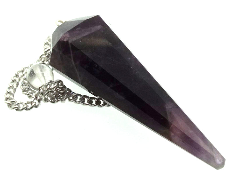 Amethyst Gemstone Terminated Pendulum