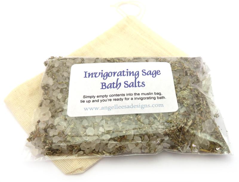 100gms Invigorating Sage Bath Salts