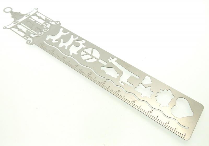 Stainless Steel Merry Go Round Stencil Ruler