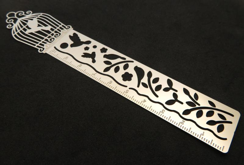 Stainless Steel Bird Cage Stencil Ruler