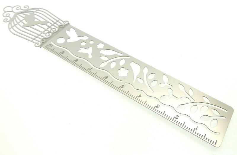 Stainless Steel Bird Cage Stencil Ruler