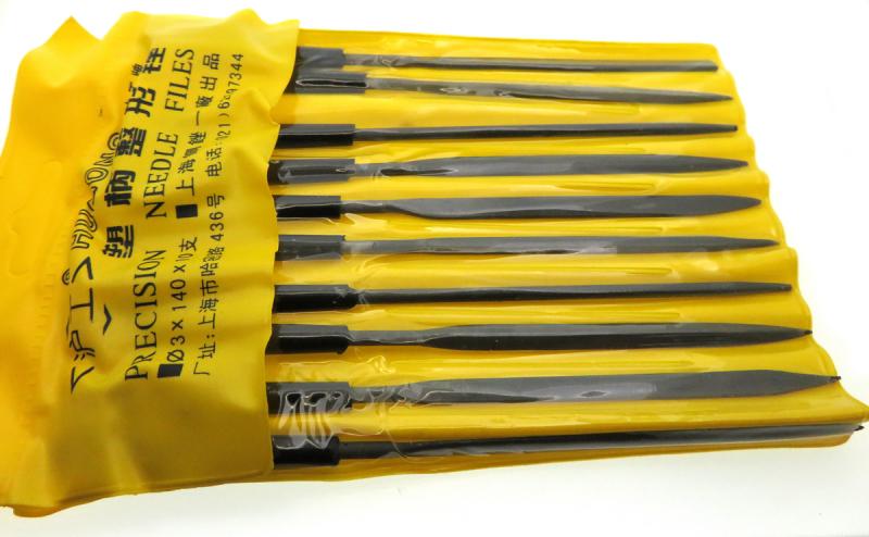 Stainless Steel Ten Piece Precision Diamond File Set