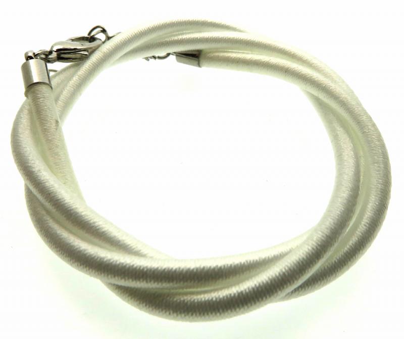 17 Inch White Cord Necklace for Pendants