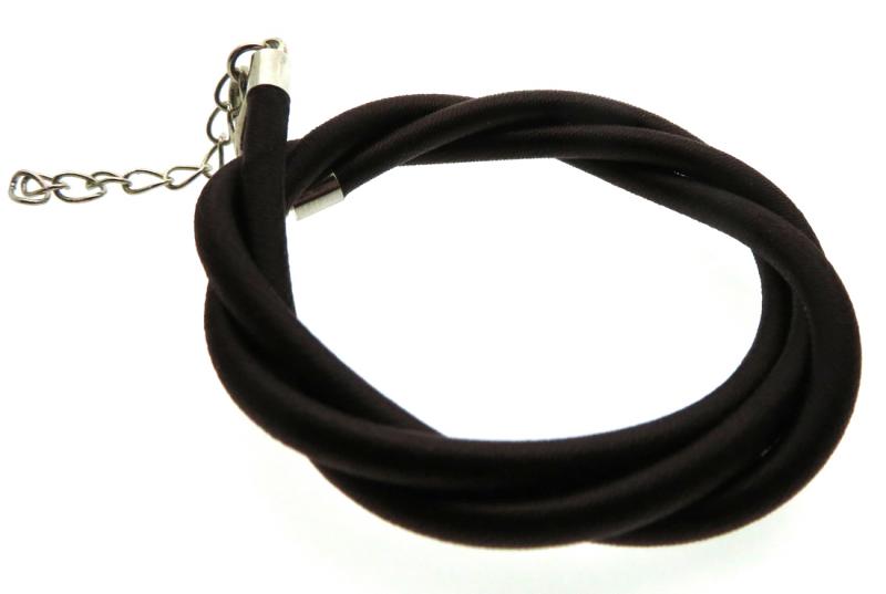 17 Inch Dark Brown Cord Necklace for Pendants
