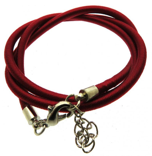 17 Inch Burgundy Cord Necklace for Pendants