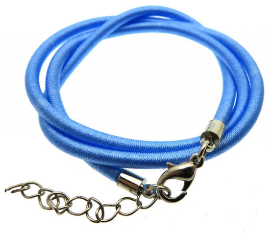 17 Inch Blue Cord Necklace for Pendants