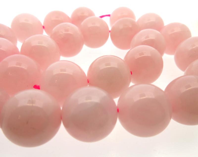 16 inch 16mm Round Rose Quartz Bead String