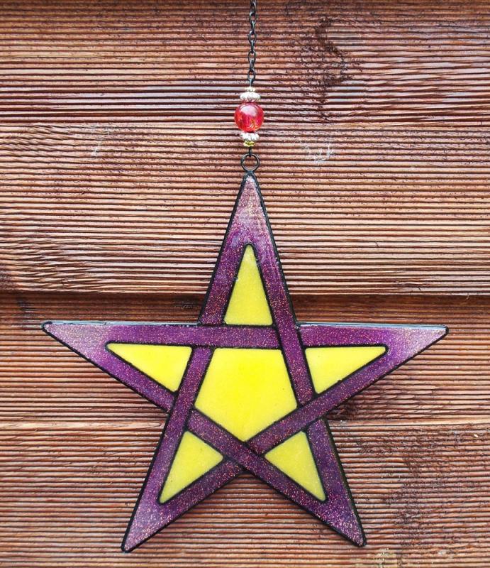 Pentagram Colourful Hanging Mobile
