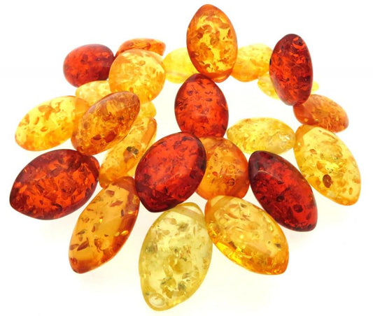 Faux Amber Bead Bracelet