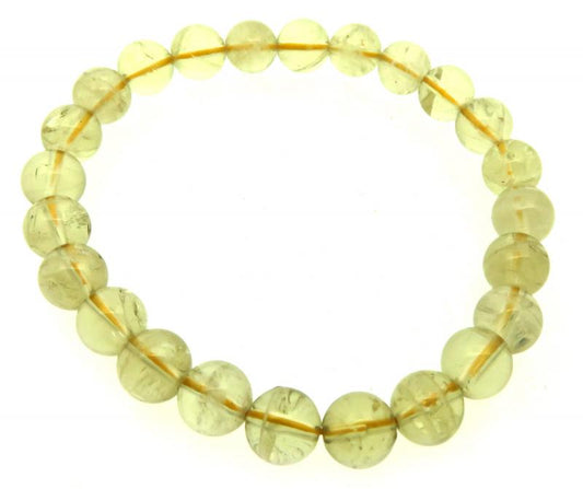 7mm Natural Citrine Gemstone Power Bracelet