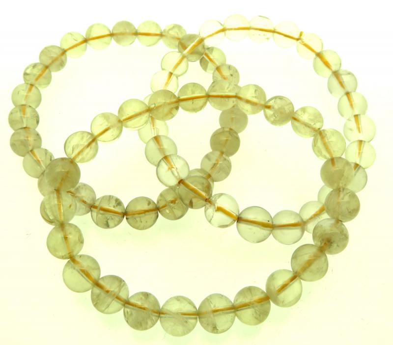 7mm Natural Citrine Gemstone Power Bracelet