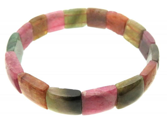 Mixed Tourmaline Chunky Bead Bracelet 03
