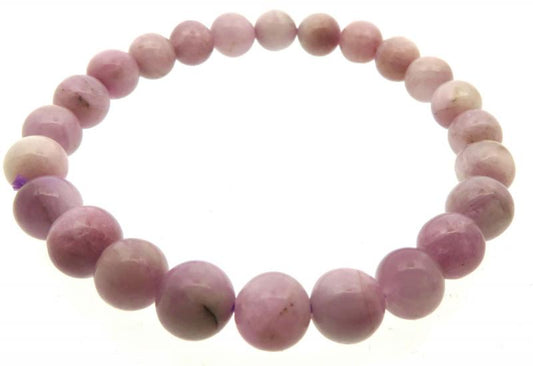 7 to 8mm Kunzite Gemstone Power Bracelet