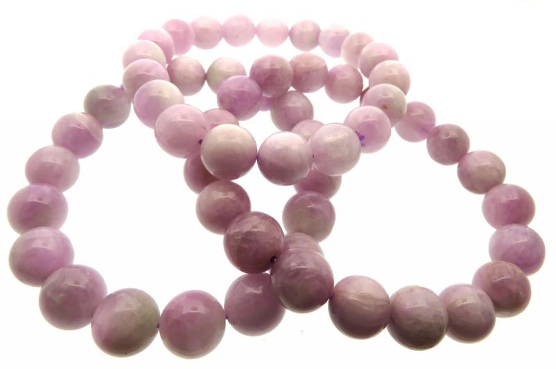 11 to 12mm Kunzite Gemstone Power Bracelet