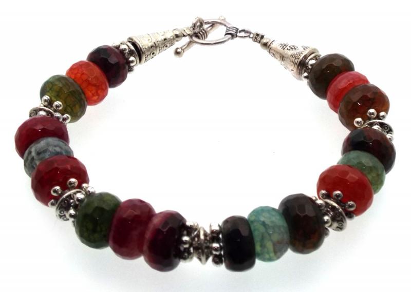Mixed Agate Baroque Bracelet
