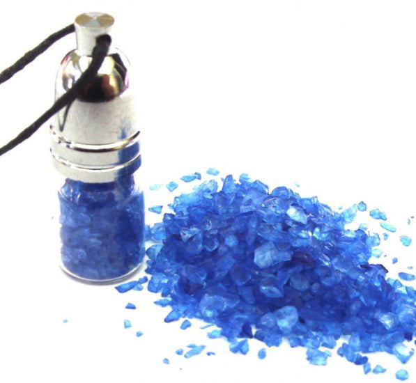 Throat Chakra Mojo Bottle Pendant