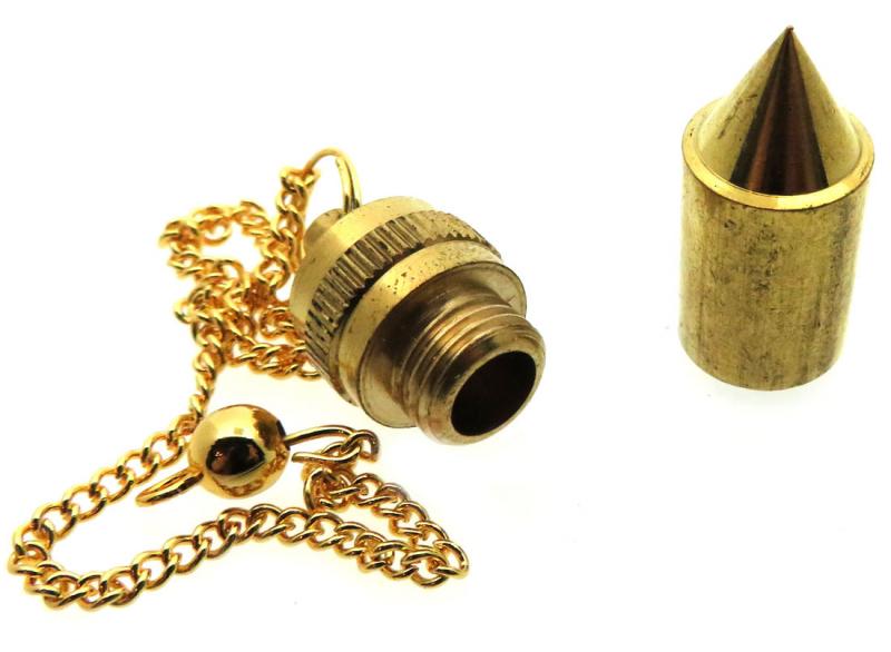 Brass Bullet Shaped Pendulum