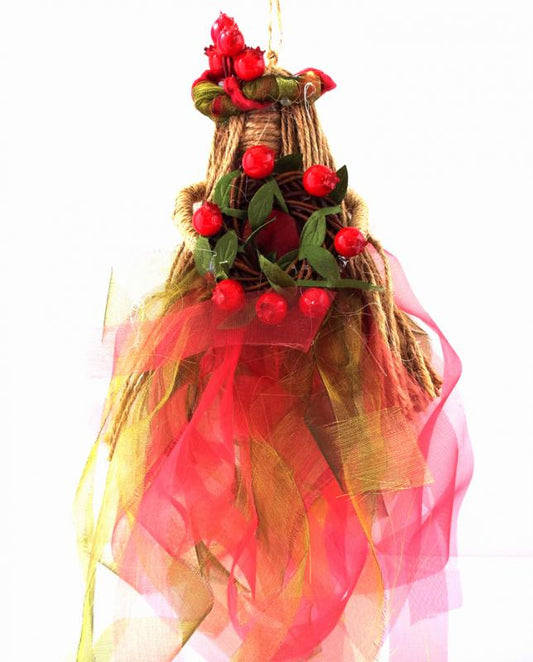 Hand Crafted Hanging Rowan Goddess Doll