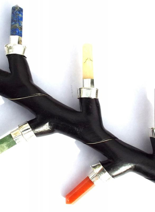 Chakra Gemstone Tree of Life Healing Wand