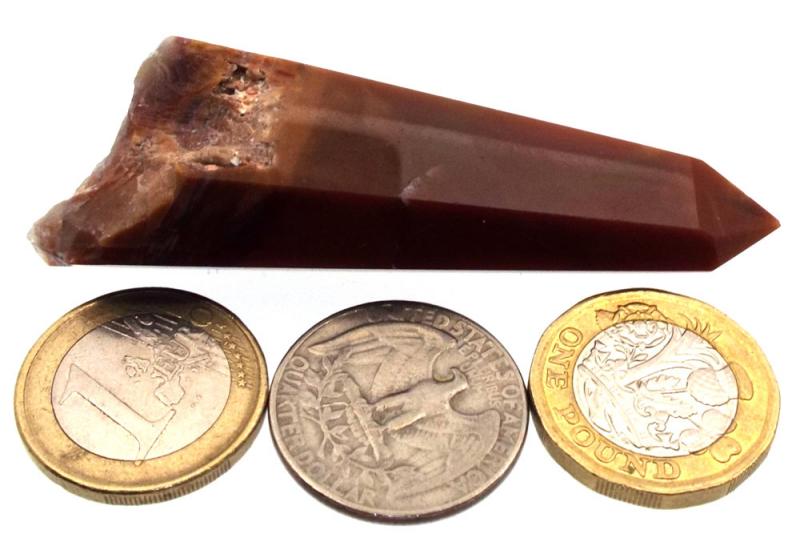 Rare Red Quartz Gemstone Point 02