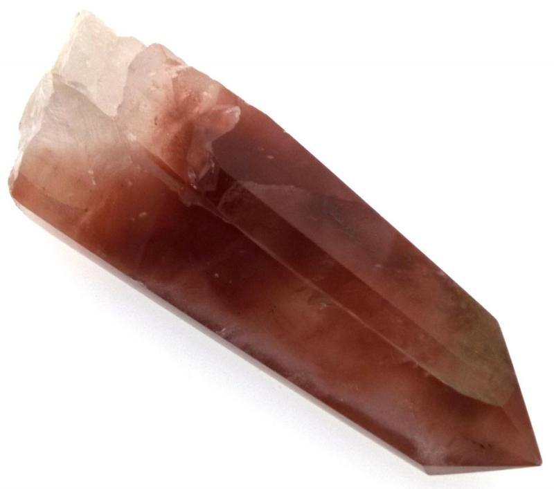 Rare Red Quartz Gemstone Point 04