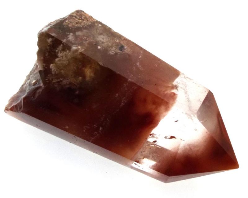 Rare Red Quartz Gemstone Point 11