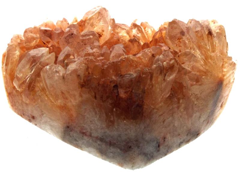 Natural Quartz Gemstone Cluster Heart Specimen 01