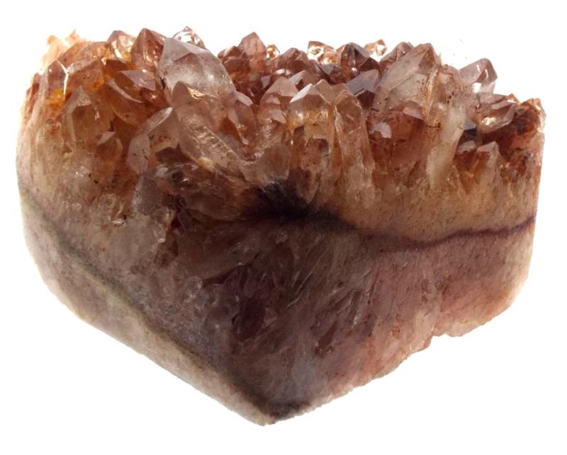 Natural Quartz Gemstone Cluster Heart Specimen 02