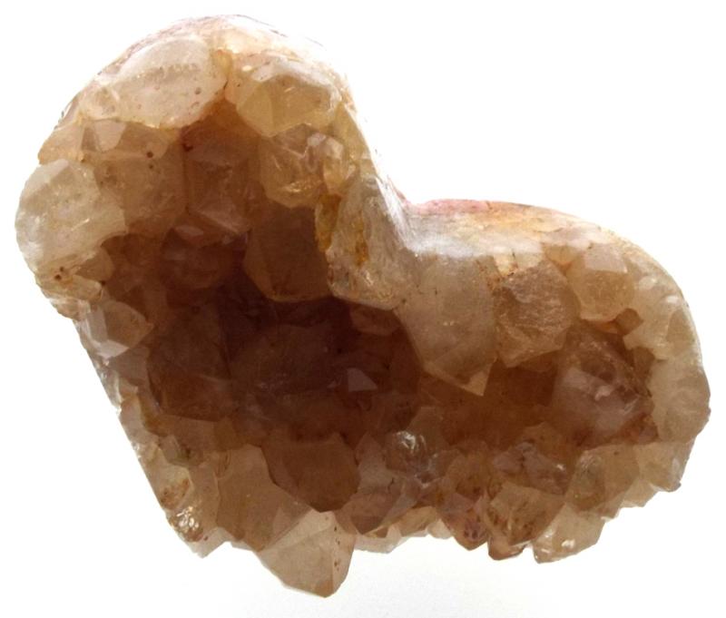 Natural Quartz Gemstone Cluster Heart Specimen 05