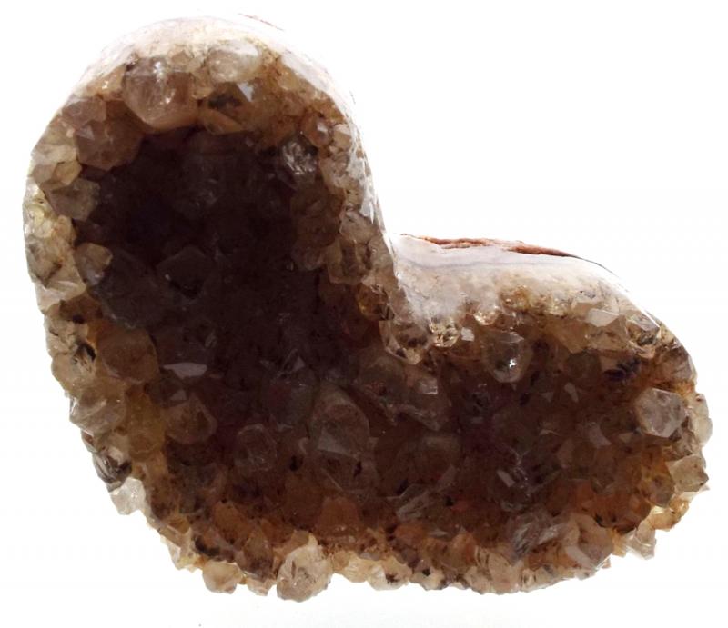 Natural Quartz Gemstone Cluster Heart Specimen 07
