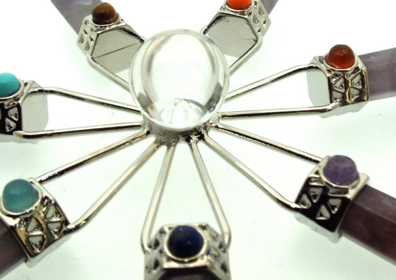 Amethyst Chakra Energy Generator Grid Star