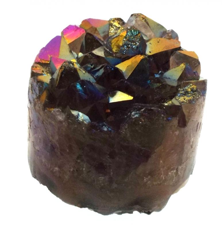 Titanium Aura Quartz Core Paperweight 05