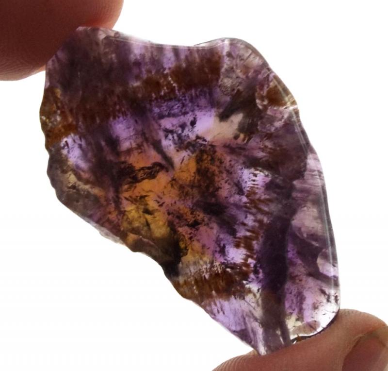 Super 7 Gemstone Slice Specimen 08