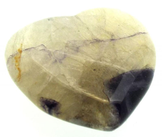 Blue John Gemstone Carved Heart 09