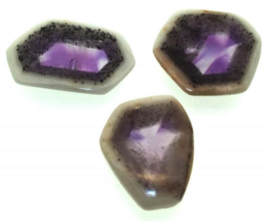 Tripache Star Amethyst Stalactite Slice Specimen Small