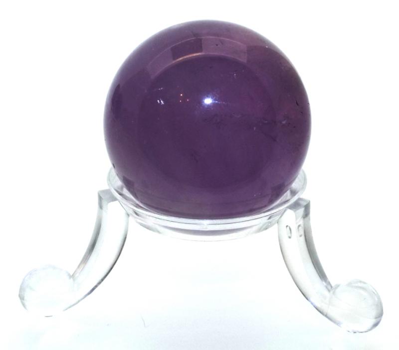Amethyst Gemstone Sphere 33mm with Stand