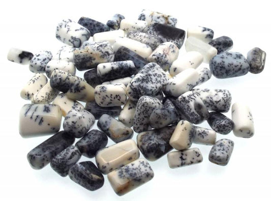 50gms Small Merlinite Tumbled Gemstones