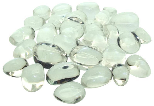 100gms AAA Clear Quartz Tumbled Gemstones