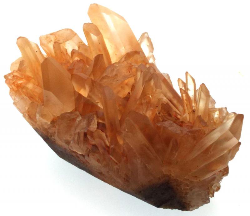Rare Red Quartz Gemstone Cluster 03