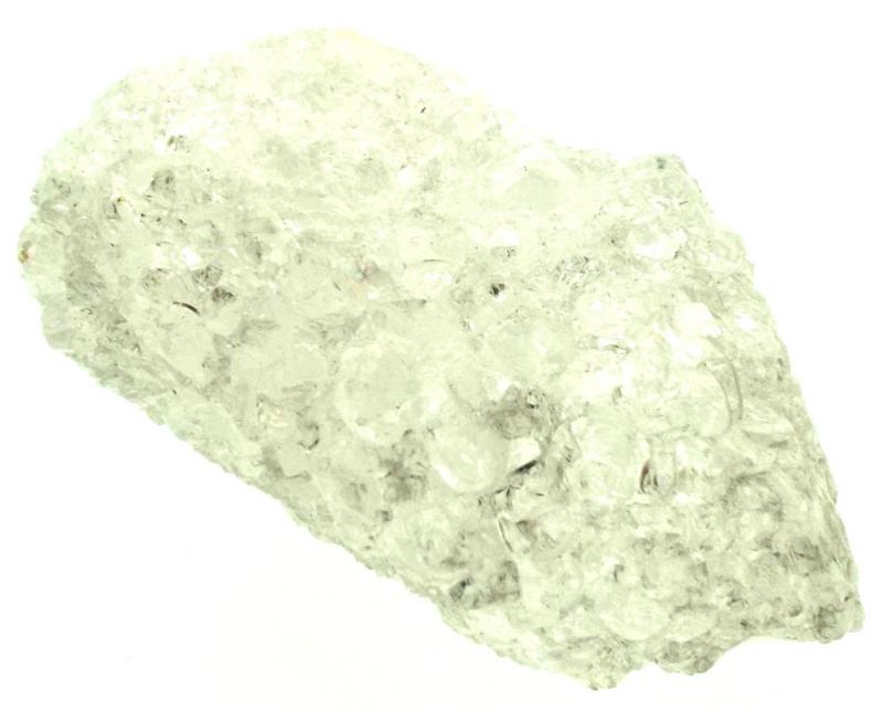 Frosted Quartz Gemstone Standing Point 01