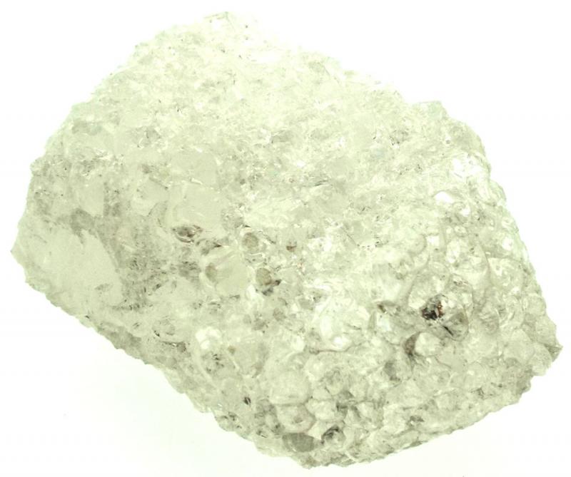 Frosted Quartz Gemstone Standing Point 01