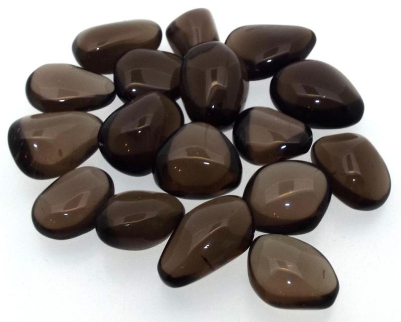 50gms Smoky Quartz Tumbled Gemstones