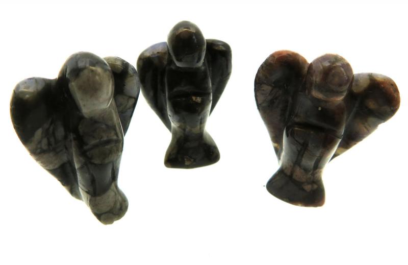Llanite Carved Gemstone Mini Angel