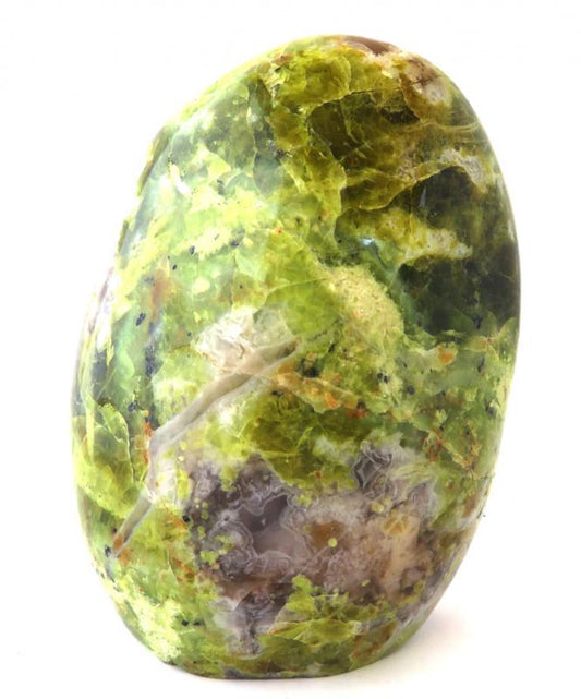 Green Opal Gemstone Freeform 06