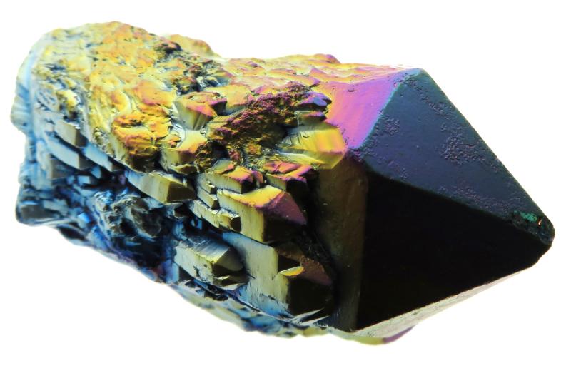 Elestial Titanium Aura Quartz Gemstone Point 10
