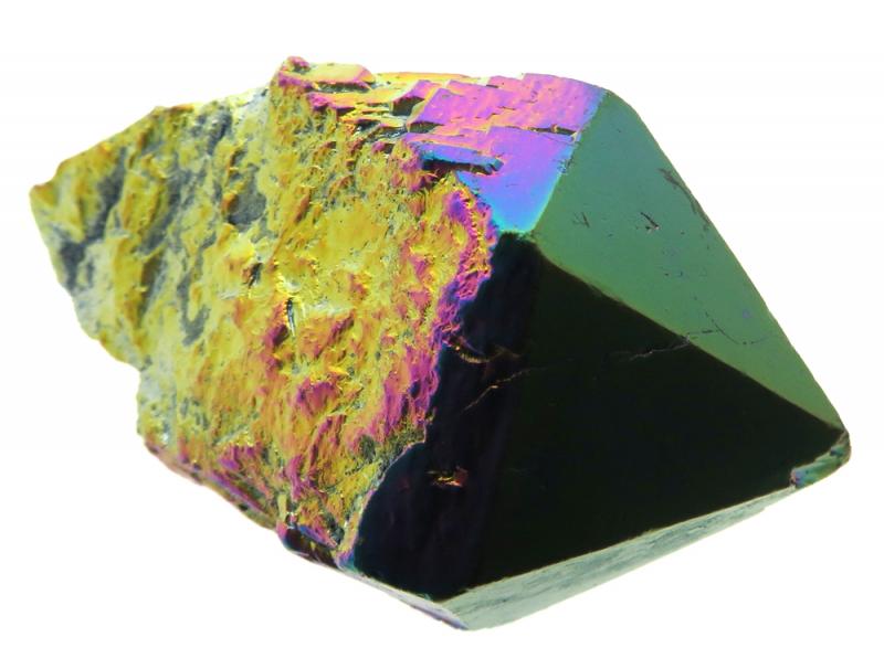 Elestial Titanium Aura Quartz Gemstone Point 11