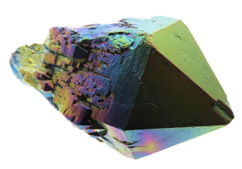 Elestial Titanium Aura Quartz Gemstone Point 11