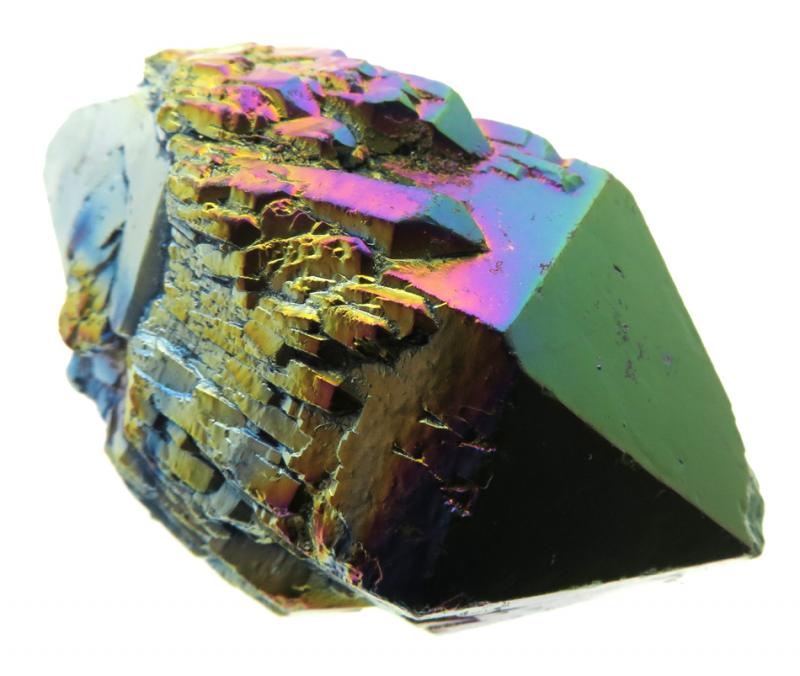 Elestial Titanium Aura Quartz Gemstone Point 13